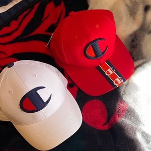 2 Champion hats